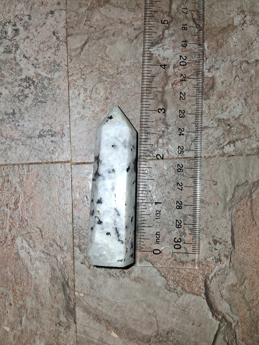 Rainbow Moonstone Crystal Tower